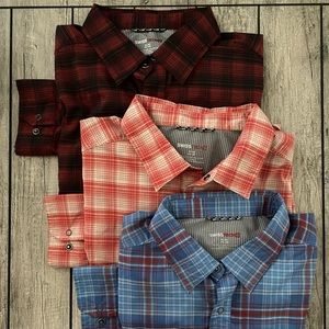 3 Swiss Tech long sleeve shirts. Size XL. Like new!